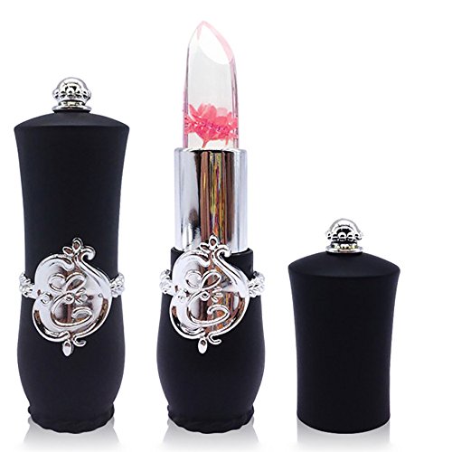 Maquiagem para kits de mulheres negras Lipstick Lip Jelly Magic Color Crystal Flower Temperature Beleza Alterar batom brilhante