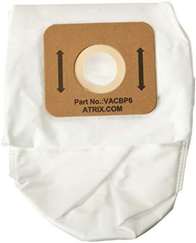 ATRIX Vacbp6-5p Filtros Hepa de substituição para a vácuo de mochila Atrix, 5-pacote, branco