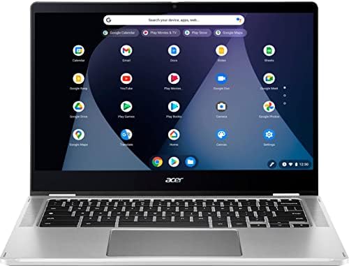 Acer Chromebook Laptop Touchscreen Flip 14 polegadas FHD IPS Display | AMD Ryzen 3 5125C | Google Chrome | Teclado de retroiluminação | Wi-Fi 6 | Bluetooth | Dois USB tipo C | Câmera FHD | 2 em 1 | Pano