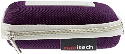 Navitech Purple Water resistente a capa dura compatível com o Garmin Vivofit Jr 2