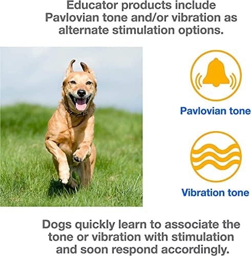Educador FOB Cola de treinamento de cães de 300 jardas com botão remoto e dedo, estimulação humana, tom pavloviano, impermeável,