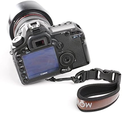 MOVO FOTO NS-6 Neoprene Câmera de pulseira com clipe de liberação de ação rápida-para Canon EOS, Nikon, Sony, Olympus, Pentax e