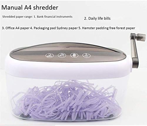 Ylhxypp Shredder; Rasga até 25 folhas; Material de escritório triturador pequeno letra aberta a4 plástico para casa