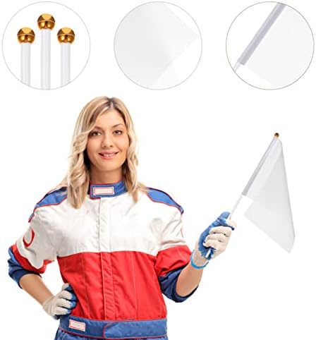 Alipis Banner Custom Sinais personalizados Mini bandeira branca bandeira de mão segura bandeira em branco Bandeiras de dente