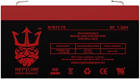 Marca Neptune NT613 6V 1.3AH Substituição SLA Bateria para Elan NPK1.26V Bateria de iluminação de emergência