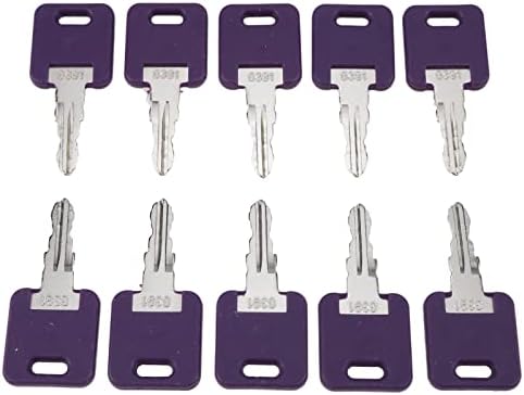 Dvparts 10x RV Camper Keys G391 Compatível com Link Global Link Link Global, Fastec, Bauer, Lippert Components RV Bloqueios de