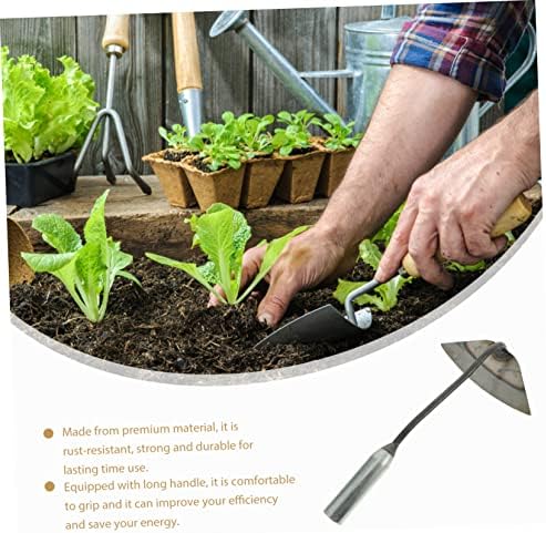 Kontonty pequenas ferramentas domésticas de enxada de jardinagem cultivador de ervas daninhas de gardinagem de gardinagem huzied huzin