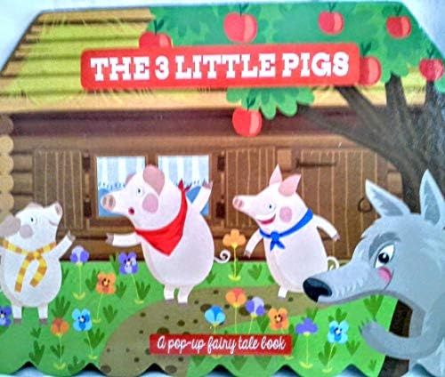 Greenbrier International Um conto de fadas pop -up: Hansel & Gretel, 3 porquinhos, Little Red Capuz e Branca de Neve e The 7 Dwarfs - Conjunto de 4 livros de brochura