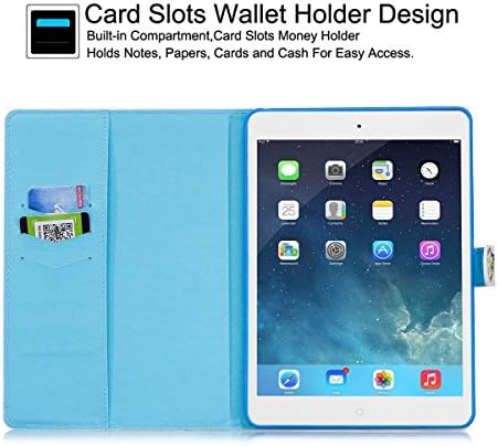 ipad mini case, ipad mini 2/3 capa de caixa, newlone Auto Sleep/Wake Wake Synthetic Leather Magnetic Stand Skin com slots de cartão para 7.9 '' Apple iPad mini 3/2/1 - Leão legal