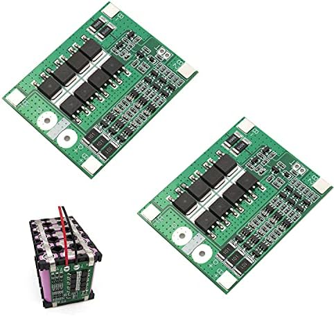 ZZHXSM PCB BMS Proteção Módulo 2PCS 3S 11.1V 12V 12,6V 25A 18650 Li Íon Bateria de lítio PCB Placas de proteção com circuito