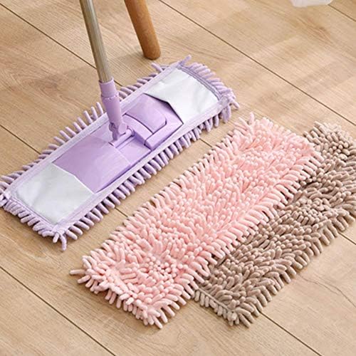 MOP almofadas de pano - cabeças de reposição plana Material de fibra During During Cleaning Durable para limpeza de piso molhado ou