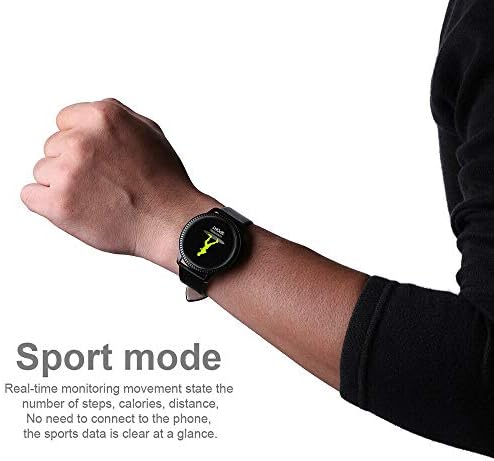 NOVO Luxo Smart Watch Freqüência de Coração Smart -Pressão Monitor SmartWatch Rastreador de fitness para Android iOS