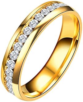 Anéis volumosos anéis frios Padrão de seda fosca Incluste shinestone Ring Alloy Women Women requintado jóias de moda de anel