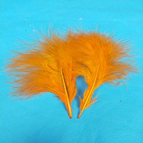 Pumcraft 20pcs 4-6 polegadas 10-15 cm Plumes de frango Plumas de peru Marabou Decoração para carnaval Halloween Chralma Diy Craft Feather for Craft