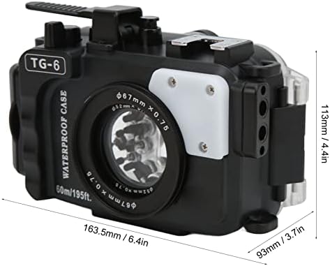 Caso de carcaça protetora à prova d'água de 60 m, 0-40 ℃ 1/4 polegada M52 M67 Interface Caixa de câmera de fibra óptica