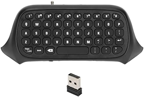 Switch de cúpula de metal do controlador de jogo Switch fácil de operar 2,4 GHz Botão forte do teclado do console de jogo para uma série para um para console de jogo preto