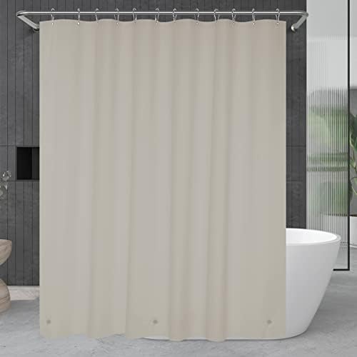 Liner de cortina de chuveiro de plástico titanker, revestimento de chuveiro leve de 72x72, revestimento de cortina de chuveiro leve