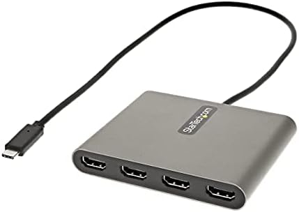 Startech.com USB C a 4 Adaptador HDMI & .com Adaptador USB 3.0 a 4x HDMI