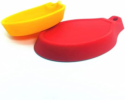 2 PCs Silicone Spoon Rest, Sopa Spothe Rest Rest Cooking Stand Stand Prison