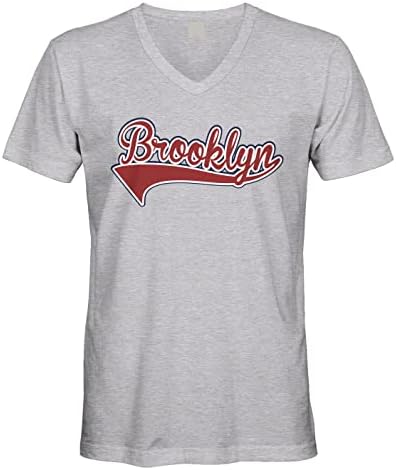 T-shirt de decote em V Brooklyn New York City NY NY