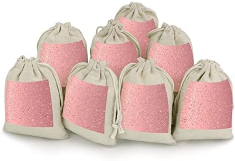 Bolsas de armazenamento de correntes de ouro rosa Bolsas de doces de doces de colegas de doces dobráveis ​​e compactos e compactos pacote de bolso 8pcs