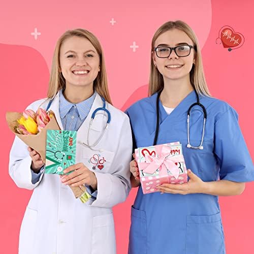 Junkin 80 PCS Professores de saúde Cartão de agradecimento para enfermeiros Doctor Presentes do Hospital Medical Hospital Cartão
