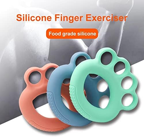 Fortalecedor de punho da mão jgqgb e exercícios de dedo portátil anel de anel de mão portátil Hand Silicone Gripper Gripper para dedo físico