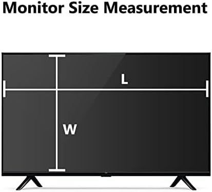 WSAH Blue Light TV Screen Protector Filtro, Shielding UV e Radiação Monitor Anti-Glare Film, pode proteção para os olhos, para a tela de TV de 32 a 75 polegadas, 70in