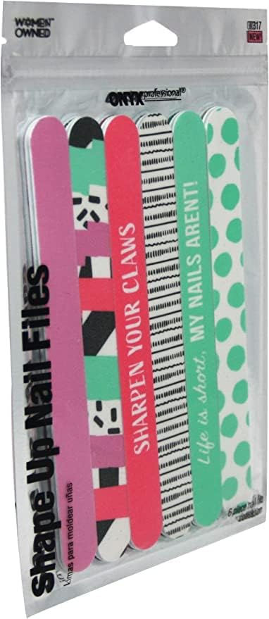 12 Kit de arquivo de unhas PSC Arquivos de unhas profissionais de dupla face reutilizáveis ​​- Emery Boards Manicure Ferramentas coloridas