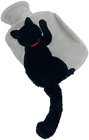 Aquecedor de mão Recarregável imitação de coelho Plugue de gato fofo bolsa de água quente 850 ml bolsa de água quente bolsa