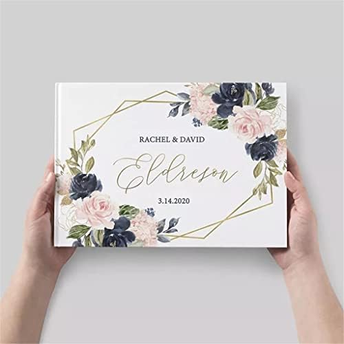 N/Um livro de convidados de casamento personalizado