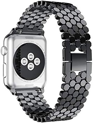 Banda de metal Konafei compatível com Apple Watch 38mm 44mm 45mm 42mm 41mm 40mm 49mm Série Iwatch 8/7/se/6/5/4/4/3/2/1/Ultra