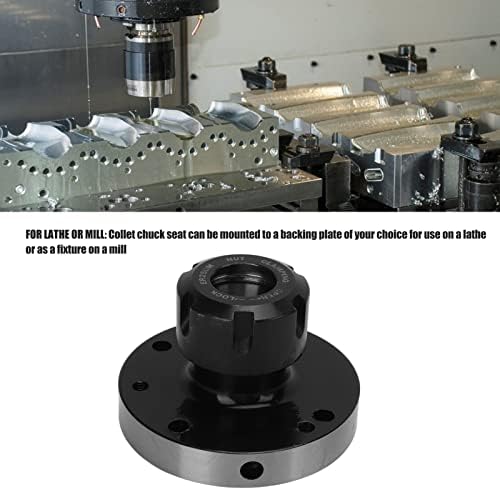 Suporte de coletor, alta dureza ER25 0,005 Precisão de aço carbono Costete de chuck assento de 80 mm de diâmetro para torno