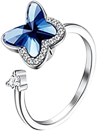 2023 Novo anel preocupante para anéis de ansiedade Anéis empilháveis ​​Anel de jóias Anel ajustável para anéis Ringos de estresse aberto rotatáveis ​​anéis de animais anéis de animais