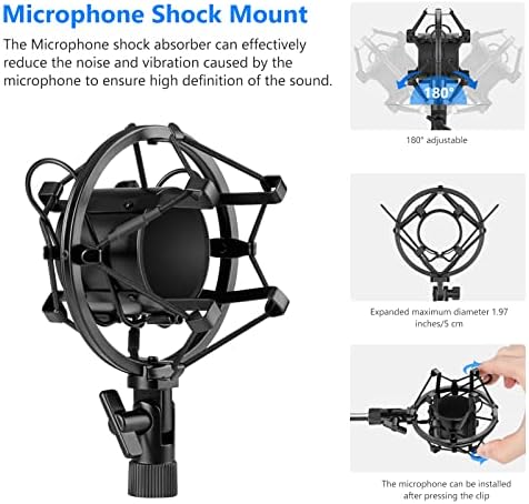 Kit de microfone USB Newer, plug & play de 192kHz/24 bits Mic.