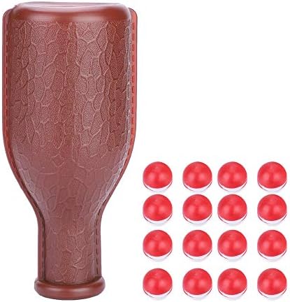 Billiard shaker garrafa sinuca piscina shaker garrafa piscina marrom dados de bilhar acessórios com 16 bolas de contagem