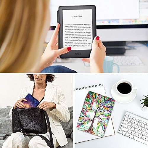 Kindle Paperwhite 1/2/3 Caso inteligente de couro, estojo Slimshell para 6 Kindle Paperwhite 2012-2017 DP75SDI-Tampa