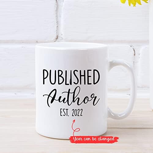 Autor publicado Mug, Future Writer Coffee Caneca, Presente para novos autores, caneca de escritores, romancista, presente