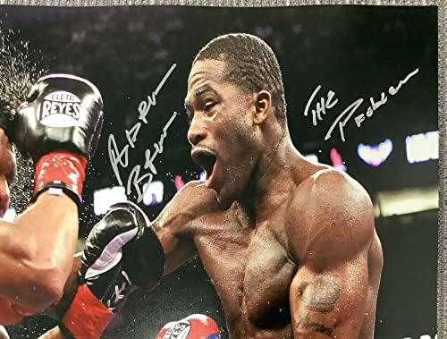 Adrien Broner assinou a foto 16x20 Boxing Campeão leve “The Problem” Auto JSA - Fotos de boxe autografadas