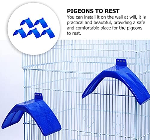 Yardwe 5pcs Birdcage stand stand pombe pomba descanso suporte de pombo poleiro pomeiro churrasqueira grade de pombo de pombo