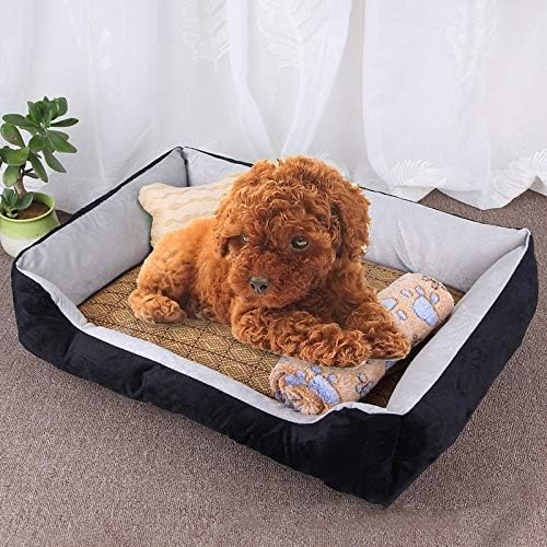 Pet Dog & Cat Bed Cama de Memória Confortável de Memória Cozinha macia Cama de animais de estimação, cama de cachorro ortopédico