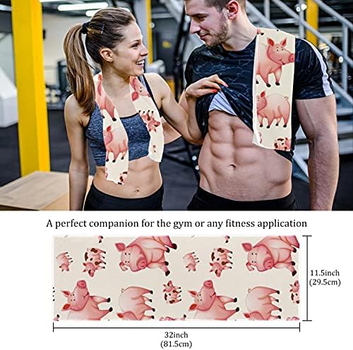 Deyya 2 Pack Microfiber Gym Towels Sports Fitness Workout reutiliza Toalha de suor para manter o resfriamento para ioga