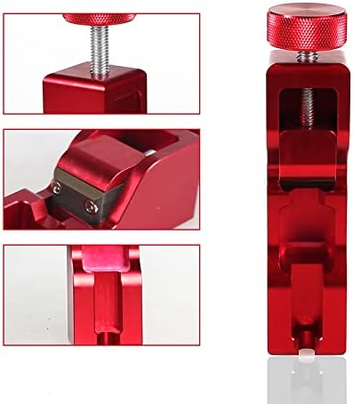 YESHMA Universal Sank Plug Gap Ferol Place Paliper compatível com a maioria das velas de ignição de 10 mm de 12 mm de 14 mm （vermelho）