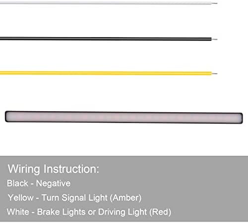 Kinstecks ​​2pcs Caminhão Luz da luz traseira do sinal 29LEDS Luzes de freio fluindo luzes de freio Luzes de acionamento para trailer-vermelho-vermelho e amarelo