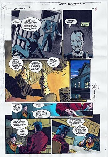 Batman Comics #512 Arte da produção Página original #6 ADRIENNE ROY