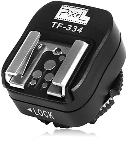 Pixel TF-334 Flash Hot Shoe Adaptador para converter Sony Mi em Canon/Nikon Flash com porta PC