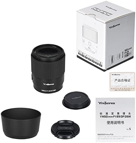 Yongnuo yn50mm f1.8s df lente dsm para a Sony, foco automático Lente Prime padrão de quadro completo, compatível com câmeras Sony