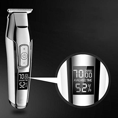 WJCCY Professional Cabelo Clipper LCD Exibir aparador de cabelo para barbeiro Máquina de corte de cabelo elétrico DIY Cutter