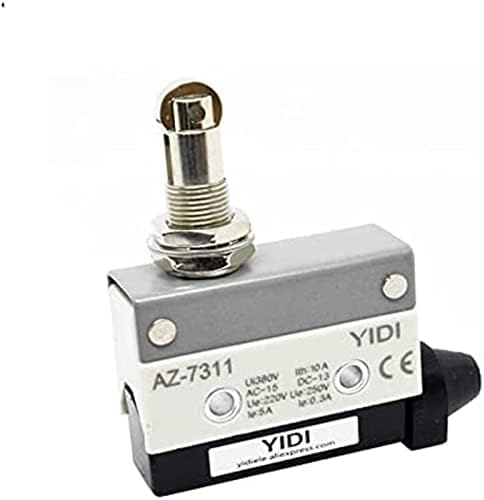 Micro switches 10A 250VAC AZ-7312 AZ-7311 AZ-7121 AZ-7310 TZ-7141 Chave de deslocamento de viagem à prova d'água do interruptor de viagem reta de 90 graus de alavanca de rolo