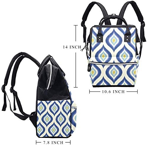 Ikat Magnolia fralda Bags Bolsa de mochila mamãe Bolsa de enfermagem para cuidados com o bebê